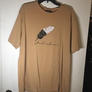 Shein Light Brown Shirt